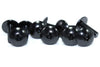 10x m5 X16mm Noir Aluminium Moto Tête de fourche Boulons & Clips forMotorcycle