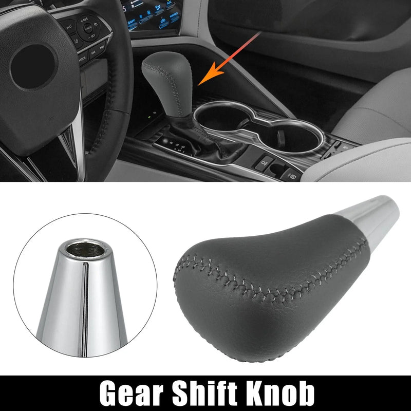 Toyota Lexus Dark Gray Faux Leather Gear Shift Knob