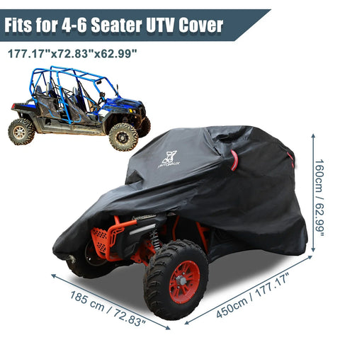 Can-Am Maverick X3 Max R Turbo UTV Cover 4-6 Seats Storage (2017–2023)