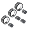 Honda Civic 11th Gen & CR-V 2023-24 Black 7x Switch Knob Ring Cover Trim