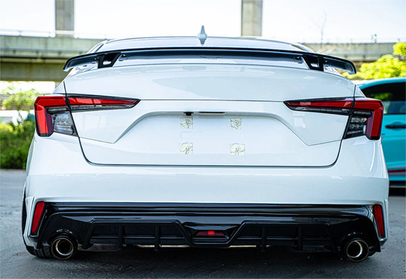 Hyundai Elantra Sedan ABS Rear Glossy Black Wing Spoiler (2017-2023)