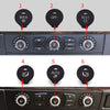 BMW 5 Series E63 E60 E64 1 Set A/C Panel Switch Button Cover (2003–2010)