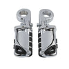 Harley Touring & Softail Chrome 1-1/4" Highway Bar Footpegs
