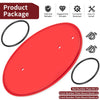 Honda Z50R Red Front Number Plate & Clips (1979-1987)
