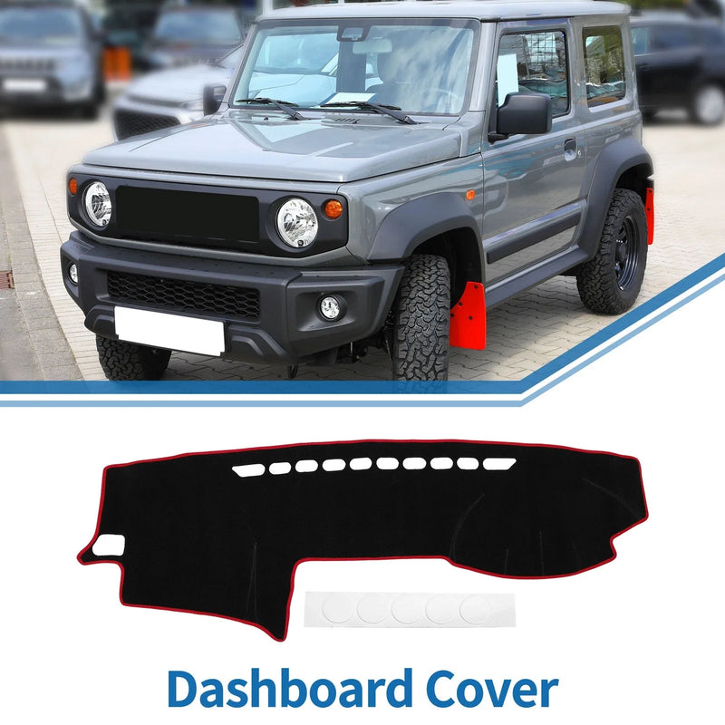 Toyota Land Cruiser Prado J120 Dash Cover Mat Black Red (2003–2009)
