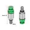 Honda Yamaha 2 x M5x0.8 Motorcycle Screw Fork Air Bleeder Valve Green
