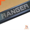 Dual Cab Ranger Door Entry Guard Kick Plate Sill Cover Black Chrome (12-25)