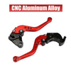 Kawasaki Red Pair Motorcycle Brake Clutch Levers Adjustable Folding CNC