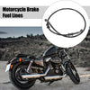 Motorcycle ATV Brake Clutch Oil Hose 90cm 28 Degree Banjo Bend Black