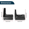 Toyota Sienna Mud Flaps Splash Guards 1 Set (2018-2021)