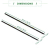 Honda Civic (1996-2000) Black 4 x Weatherstrip Window Seal