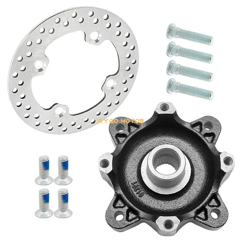 Polaris Ranger 800 900 Crew 4x4 6x6 Front Wheel Hub & Brake Rotor