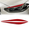 BMW F30 Carbon Fiber Pattern Red 1 Pair Headlight Eye Lid Cover Sticker