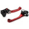 Kawasaki KX450F Dirt Clutch Brake Levers RED (2006-2012)