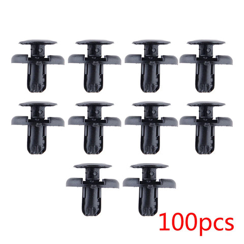 Toyota Suzuki Mazda 100 Pcs Bumper Fender Push Retainers Clips