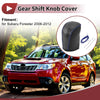 Subaru Forester (2006-2012) Black Blue Faux Leather Car Gear Shift Knob Cover