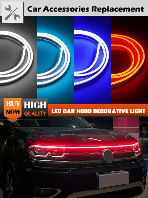 Car - Waterproof Hood Lights LED Dynamic Daytime Running Light Strip