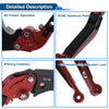 Honda CBR600RR (2007-2016) Red Black Adjustable Brake Clutch Levers