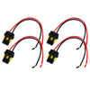 Audi A6 2 x 9012 HIR2 Headlight Bulb Plug Connector Harness (2012-2018)