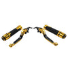 Honda CBR600RR CBR954RR Gold Extendable Brake Clutch Lever (2003-2006)