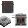 Car 6 Way Blade Fuse Box Holder with Fuses & Light Protection Cover (N/A)