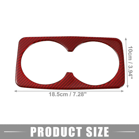 Ford Mustang Mach E (2021-2023) Red Water Drink Cup Holders Frame Trim