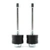 Ducati Hypermotard 1100 Black Handle Bar Risers (2007-2009)
