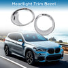 BMW X1 Car Front Left & Right Headlight Trim Bezels (2016-2019)