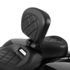 Harley Touring Street Electra Glide Black Driver Rider Backrest (09-23)
