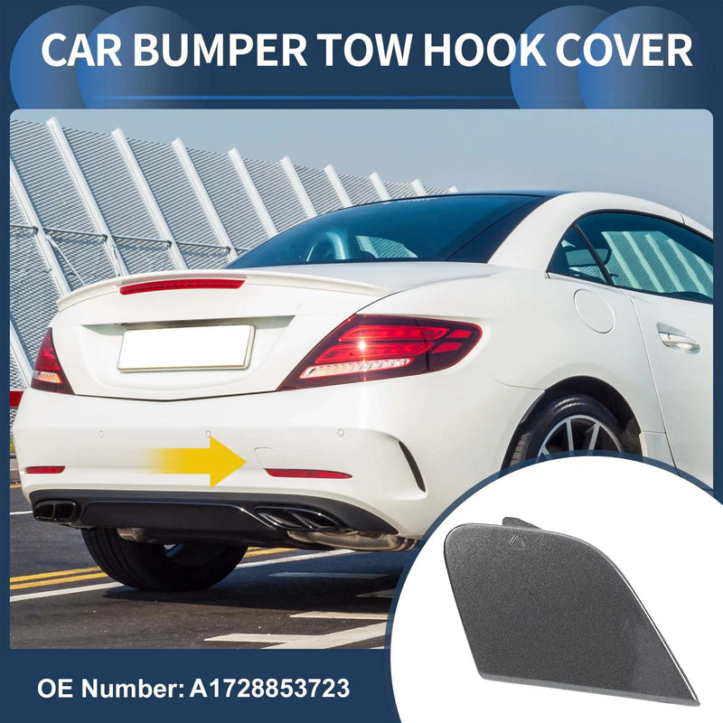 Mercedes-Benz (2016-2023) Selenite Grey Metallic Rear Bumper Tow Hook Cap