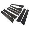 Porsche Cayenne 8x Exterior Door Window B Pillar Post Covers (2010-2017)