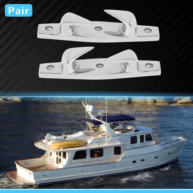 Boat Bow Chock Marine 316 Stainless Steel 153 mm Length Silver Tone 1 Pair