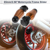 Make Model Aluminum Alloy Motorcycle Slider Frame - 2 x Orange