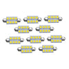 Car 20 x 41mm 578 8-SMD LED Festoon Dome Light Bulbs (Various Years)