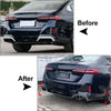 BMW 5 Series G60 G61 i5 eDrive (2024+) Carbon Look Rear Bumper Spoiler Lip