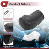 Mazda CX-5 (2013-2014) Black Gray Faux Leather Car Gear Shift Knob Cover