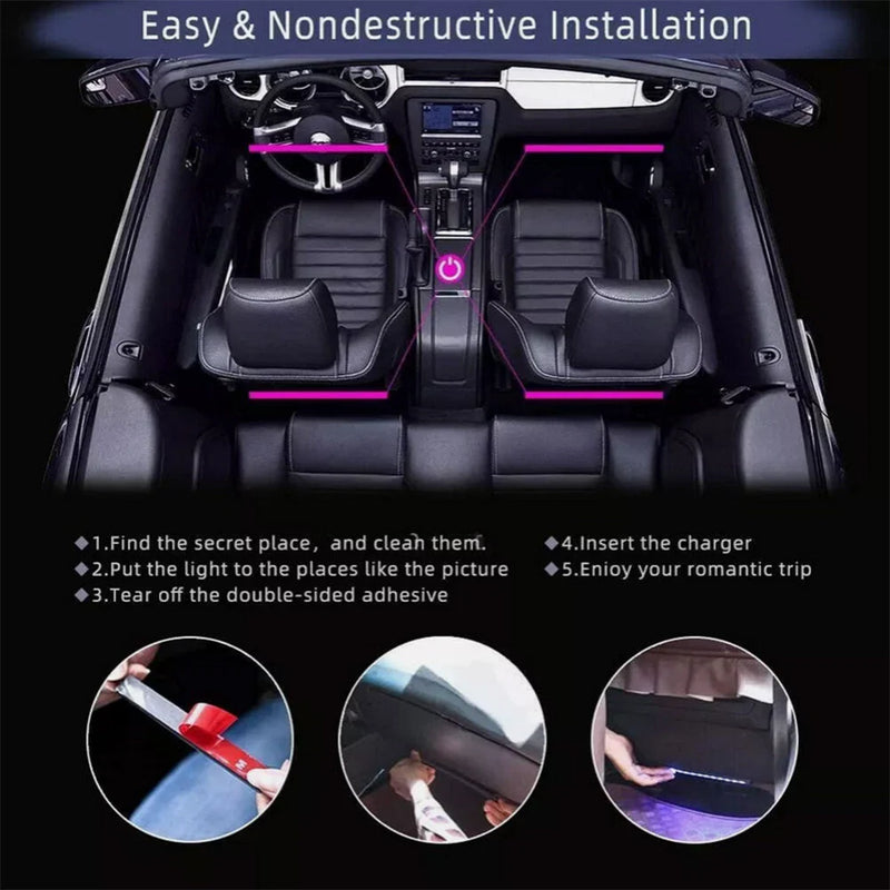 RGB Music Voice Control Floor Atmosphere Light Lamp 12V