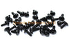 Honda CBR600RR Alluminio Nero carenatura & parabrezza Fissaggi (2009–2012)
