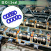Oil Seal 14x22x8mm TPU Rotary Shaft Seal High Pressure Blue 10 Pcs