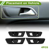 Honda CR-V 4 x Interior Door Handle Bowl Cover Trim (2017-2022)