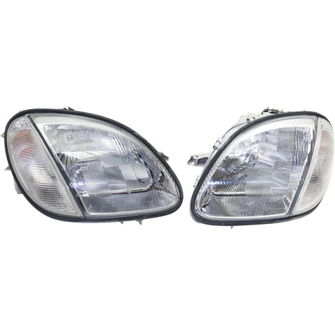 Headlight Assembly Set For 1998-04 Mercedes Benz SLK230