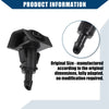 Nissan (2013-2018) Front Pair Black Windshield Washer Nozzles