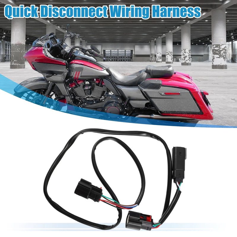 Harley Davidson Tour Pak Quick Disconnect Wiring Harness (2014–2019)