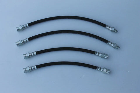 VW Karmann Ghia Brake Hose Set (4) (8/67-12/70)