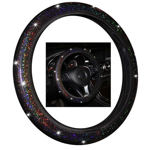 Car SUV - Anti-Slip 15" Diamond Bling Steering Wheel Cover (2020-2023)