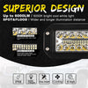 Car 6 Inch LED Work Light Pods Spot Flood Beam Driving Lamp