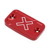 Ducati Scrambler 800-1100 Brake Clutch Fluid Reservoir Cover - Red (2015-2023)