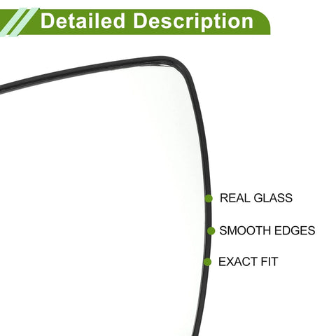 Kia Sportage Left Side Mirror Glass (2011-2016)