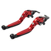 Yamaha YZF R1 R6 R6S CNC Red Extendable Brake Clutch Levers (2004-2016)
