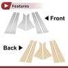 Chrysler 200 6 Pcs Car Door Pillar Window Trim (2015-2019)